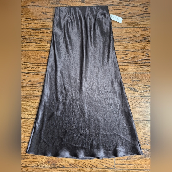 Aritzia Satin Maxi Skirt 0 / XS Brown (Babaton) - Picture 3 of 6